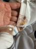 婧麒（JOYNCLEON）初生寶寶蝴蝶衣春秋季純棉護肚長(cháng)袖哈衣新生兒嬰兒棉毛和尚服 樹(shù)葉熊斜開(kāi) 73cm 曬單實(shí)拍圖