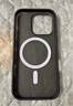品勝 適用蘋果14ProMax手機(jī)殼磁吸 iPhone14ProMax保護(hù)套magsafe磁吸充電超薄防摔親膚磨砂磁吸殼 黑色 曬單實(shí)拍圖