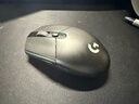 羅技（G）G304無(wú)線(xiàn)鼠標 游戲電競鼠標機械 中小手鼠標英雄聯(lián)盟吃雞FPS便攜輕量化 6鍵可編程送男友生日禮物 G304黑色+JAJ大桌墊 曬單實(shí)拍圖