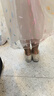 女童公主鞋2025新款兒童涼鞋夏季小女孩水晶鞋子高跟鞋配禮服皮鞋 【米白色】 27 碼內(nèi)長(zhǎng)16.6厘米 曬單實(shí)拍圖