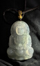 鳳禧珠寶冰種翡翠觀(guān)音吊墜男士款黃金珠天然玉石項鏈玉墜生日禮物高端 曬單實(shí)拍圖