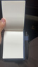 無(wú)印良品（MUJI）聚氨酯封面 口袋筆記本 本子 日記本 記事本 計劃本 便攜 藍黑色 曬單實(shí)拍圖