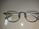 精工(SEIKO)眼鏡框男女款全框鈦材休閑潮流眼鏡架H03097 173 49mm灰色/啞黑色 曬單實(shí)拍圖