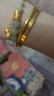 中國黃金CHINA GOLD黃金手鏈女足金和田玉手串中秋節禮物送女友老婆生日實(shí)用 京速達-足金箴言?xún)墒罋g手鏈 曬單實(shí)拍圖