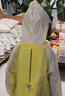 lemonkid兒童雨衣男女童小學(xué)生雨披帶書(shū)包位寶寶上學(xué)防雨服 芝士檸檬黃L 曬單實(shí)拍圖