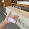 超甲【還原裸機美感】適用蘋(píng)果17promax新款電鍍邊男女簡(jiǎn)約iphone17pro手機殼背板高透鏡頭精孔防摔殼 【全透明】超薄防摔-鉆級透亮 iPhone 17 Pro 曬單實(shí)拍圖