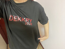 短袖t恤女夏季新款韓版寬松百搭半袖上衣學(xué)生體恤衫潮 DEKK圓領(lǐng)常規T恤黑色 M 曬單實(shí)拍圖