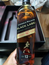尊尼獲加（JOHNNIE WALKER）洋酒 12年黑方黑牌雪莉禮盒裝700ml 蘇格蘭調(diào)和型威士忌 曬單實拍圖