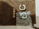 Arsis流光小耳釘女珍珠耳釘女飾品925銀針?biāo)团讯Y物 流光小耳釘-銀色 曬單實(shí)拍圖