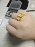 金至尊（3DG Jewellery）清雅茉莉黃金花朵戒指女新款足金活口指環(huán)女戒生日禮物按克計價 金重5.35克（配珠寶禮盒） 曬單實拍圖