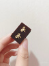周大生黃金耳飾女足金蝴蝶結(jié)計(jì)價(jià)耳釘生日禮物送女友1.18g 曬單實(shí)拍圖