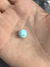 妍韻珠寶奢藏級(jí)綠松石單珠散珠 原礦鏡面高瓷圓珠水晶配珠 9-10mm  曬單實(shí)拍圖