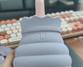 佐敦朱迪（Jordan&Judy） 熱水袋注水硅膠暖水袋熱敷暖肚子暖手寶安全防爆暖寶寶嬰兒小號 香芋紫【升級提手+送針織套】 曬單實(shí)拍圖