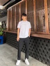 卡賓板鞋男鞋夏季透氣2025新款低幫小白鞋男士休閑鞋百搭潮流鞋子男 5510白色02 41 曬單實拍圖