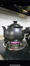 麗川華星老式煎藥壺家用明火中藥壺熬藥鍋中醫熬藥藥壺陶瓷砂鍋煤 黑色4L【久煎不裂】 1ml 澳洲鋰輝石+非洲透鋰長(cháng)石 曬單實(shí)拍圖