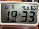 無(wú)印良品（MUJI） 數(shù)字鐘 家用電子時(shí)鐘  桌面時(shí)鐘 白色 中（有鬧鐘功能） 曬單實(shí)拍圖