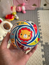 費雪（Fisher-Price）兒童玩具球 寶寶卡通小皮球拍拍球彩印球15cm炫彩生日禮物禮品 曬單實(shí)拍圖
