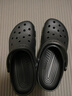 卡駱馳（crocs）Classic clog經(jīng)典洞洞鞋沙灘鞋男女鞋檀健次同款 跟高2cm黑色41 曬單實拍圖