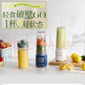 摩飛電器（Morphyrichards）榨汁杯便攜式果蔬杯輕食杯榨汁機迷你果汁杯小型家用無(wú)線(xiàn)充電式料理機隨行杯500ml大容量 MR9808藍 曬單實(shí)拍圖
