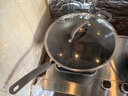特福（Tefal）炒鍋有鈦不粘鍋家用炒菜鍋少油煙32cm炒鍋電磁爐燃?xì)庠钔ㄓ贸村?曬單實(shí)拍圖