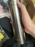 JRINKTEEA日本品牌純鈦保溫杯內(nèi)外純鈦杯男女禮品水杯車載泡茶杯帶禮盒 JUPITER銀 500ml +一個小鈦杯 曬單實拍圖