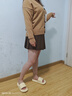 歐若婷雅秋冬連衣裙女小個子氣質(zhì)減齡學(xué)院風針織新款百褶裙韓版時尚兩件裝 開衫+百褶裙 L 曬單實拍圖