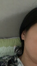DL 1998胖東來(lái)品質(zhì)18k玫瑰金色耳環(huán)925銀耳扣女耳墜小耳圈圓圈 黃金色魔力耳圈【大號(hào)一對(duì)】配包 曬單實(shí)拍圖