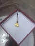 萃華金店足金999古法墩墩象黃金吊墜女士時(shí)尚小象掛墜送女友老婆七夕禮物 【鑲鉆墩墩象吊墜】金重約7g 曬單實(shí)拍圖