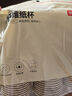 京東京造 紙杯一次性杯子 加厚食品級(jí)竹纖維商務(wù)家用水杯230ml【60只】 曬單實(shí)拍圖