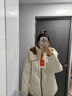 鴨鴨（YAYA）王一博同款羽絨服男士短款冬季新款城市時(shí)尚休閑防寒服保暖外套HY 米白色 XL 曬單實(shí)拍圖