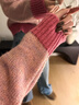 SNYDER WEAR小香風(fēng)粉色短款毛衣外套女秋季2025年新款慵懶軟糯針織開衫上衣女 粉紅色 XL 推薦115-125斤 曬單實(shí)拍圖