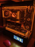 瓦爾基里（VALKYRIE）VK03 BLACK 黑色 ATX 游戲電腦臺式機(jī)箱 支持360水冷 6.2吋觸摸屏 270°海景房 曬單實(shí)拍圖