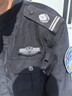 迪伽洛保安服套裝春秋裝作訓服制服戰訓服安保作戰服物業(yè)工作服軍迷服飾 藏青色拉鏈【上衣+褲子+標貼】 175/XL 曬單實(shí)拍圖