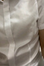羅蒙（ROMON）DP免燙襯衫女2025新款商務(wù)正裝純棉易打理百搭職業(yè)工裝襯衣 2C360DZ21白色【短袖款】 36 曬單實(shí)拍圖