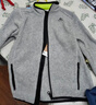 迪卡儂戶(hù)外運動(dòng)保暖舒適兒童抓絨衣淺灰色2763366 161-172cm14-15歲 曬單實(shí)拍圖
