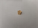 中銀鑫行桃花轉運珠吊墜足金999黃金項鏈掛墜硬金DIY手串送女友禮物 桃花吊墜（克重多退少補） 約0.8g 曬單實(shí)拍圖
