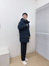 波司登（BOSIDENG）25新款冬季羽絨服90絨男短款厚實(shí)休閑通勤百搭外套B250245105 墨石藍(lán)|5984 M 175/96A 體重約130-140斤 曬單實(shí)拍圖