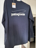 PATAGONIA男士LS casting戶(hù)外飛釣混紡潮流長(cháng)袖T恤圓領(lǐng)衫 巴塔哥尼亞37819 SMDB熏藍色 L 曬單實(shí)拍圖