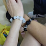 MOLC晝夜之星情侶手鏈一對(duì)送男生七夕生日禮物曜石純銀女 S1824晝夜之星情侶手鏈 曬單實(shí)拍圖