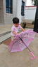 晴雨兩用兒童雨傘童傘男女學(xué)生幼兒園小孩防水卡通可愛(ài)公主自動(dòng)傘 3-7歲中號布款艾莎與雪人 曬單實(shí)拍圖
