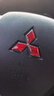 語(yǔ)森憶三菱歐藍德翼神奕歌勁炫帕杰羅方向盤(pán)車(chē)貼標志碳纖貼標內飾改裝 碳纖紅色 曬單實(shí)拍圖