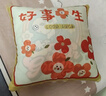 小清新毛絨抱枕可拆洗抱枕套客廳沙發(fā)床頭汽車(chē)靠墊卡通抱枕送禮物 好事花生 35x35cm枕套+枕芯/一只裝 曬單實(shí)拍圖