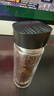 膳魔師（THERMOS）雙層玻璃400ml男女水杯茶杯水紋行者帶茶漏杯TCGB-400-D-BK 黑色 曬單實拍圖