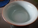 尚言坊冰晶汝窯手繪品茗杯主人杯建盞家用辦公功夫喝茶杯小茶杯單個(gè)小號 1【葫蘆】手繪冰晶壓手杯 曬單實(shí)拍圖