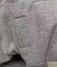 貓人兒童保暖內衣套裝男童女童加絨加厚睡衣秋冬季中小童寶寶秋衣秋褲 中灰 【500g加絨加厚】 140 【身高120-130cm，體重50-56斤】 曬單實(shí)拍圖