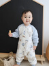 ibaby【7A抑菌主推】25年新款嬰兒秋冬季防踢兒童針織夾棉分腿恒溫睡袋 【20-24℃】60g舒適款-奇幻環(huán)游 90碼【推薦身高80-90cm】 曬單實(shí)拍圖