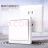 德力西(DELIXI)開(kāi)關(guān)插座面板 CD815系列 10A斜五孔插座 QSE86ZS/3 曬單實(shí)拍圖