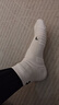 安德瑪（Under Armour）襪子【3雙】籃羽毛球運動(dòng)襪男女跑步中筒防臭加厚毛巾短棉襪 曬單實(shí)拍圖