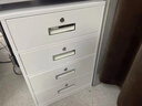 中存辦公室文件柜鐵皮柜家用矮柜工具儲物柜抽屜帶鎖柜子雜物收納柜子 650高小四斗抽屜柜默認發(fā)白色 實(shí)用款 曬單實(shí)拍圖