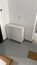 宜家（IKEA）NORDEN諾頓實木雙折疊儲物帶抽屜小戶型家用伸縮餐桌 白色折疊式餐桌 曬單實拍圖
